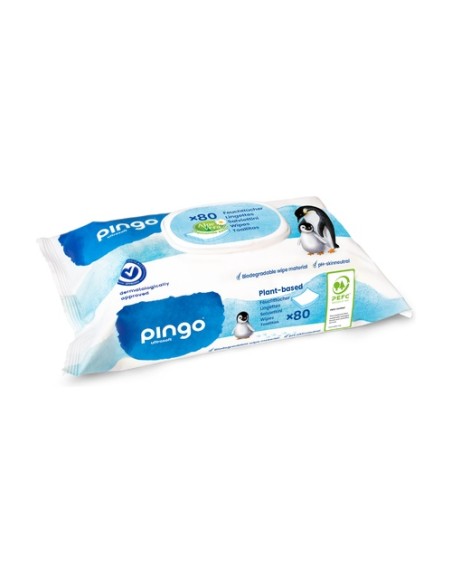 Toallitas Húmedas 80 unidades Pingo