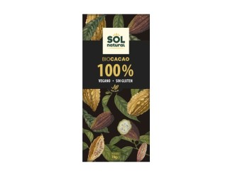 Chocolate vegano cacao puro 100% Bio