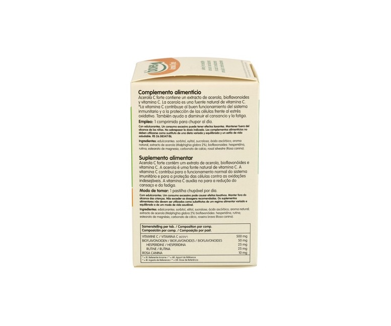 Acerola C Forte 50 comprimidos Biover