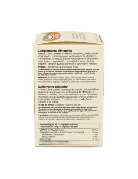Acerola C Forte 50 comprimidos Biover