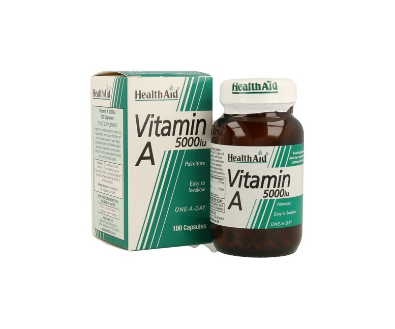 Vitamin A 100 cápsulas Health aid