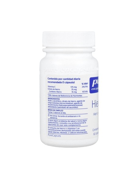 Hierro-C 60 cápsulas Pure Encapsulations