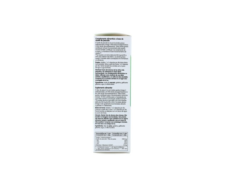 Epa Omega 3 aceite de pescado 60 cápsulas Biover