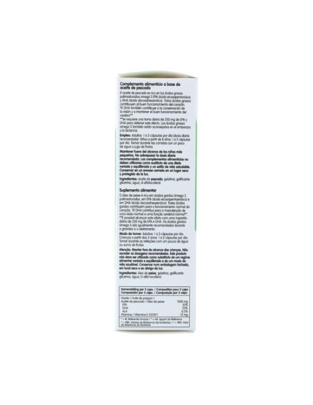 Epa Omega 3 aceite de pescado 60 cápsulas Biover