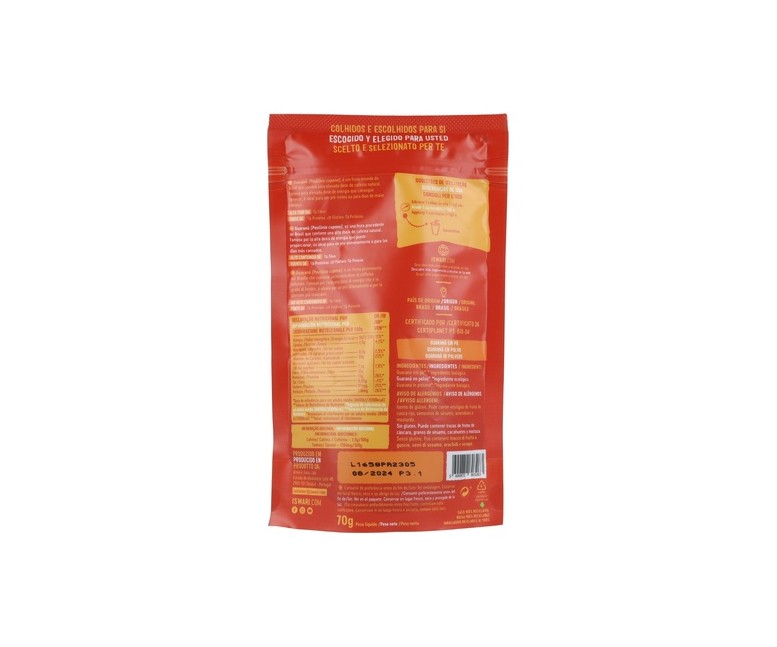 Guaraná Polvo Superfood Bio 70 g de polvo Iswari