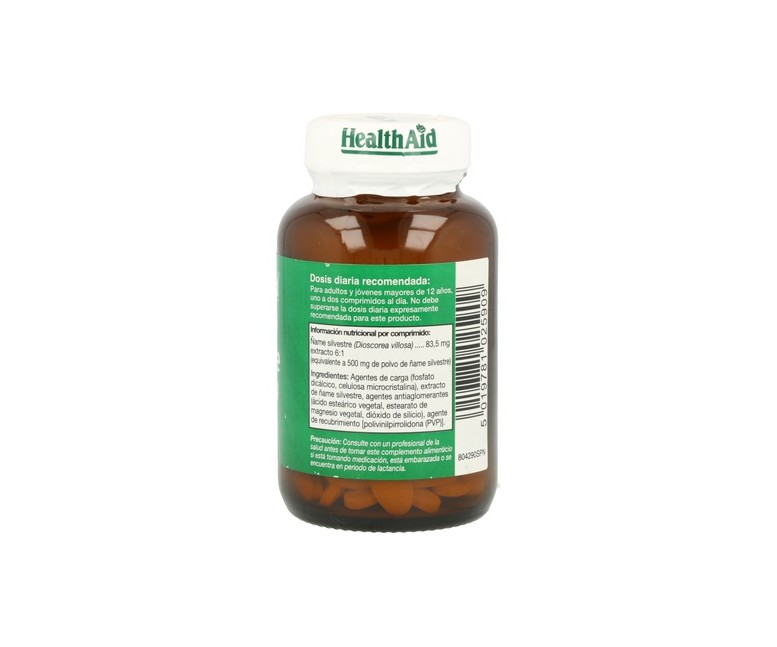 Ñame Silvestre (Wild Yam) 60 comprimidos Health Aid