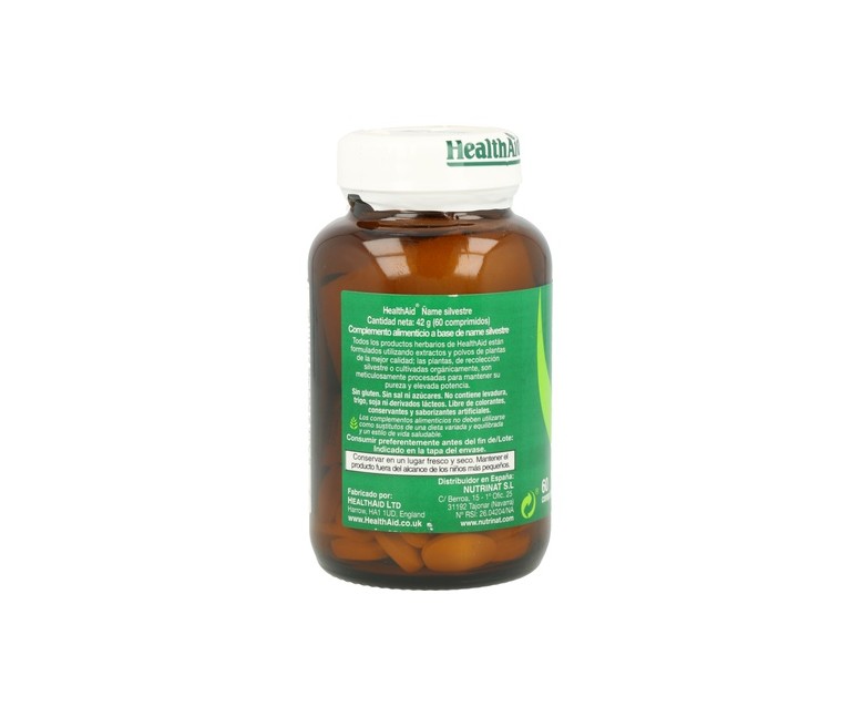Ñame Silvestre (Wild Yam) 60 comprimidos Health Aid