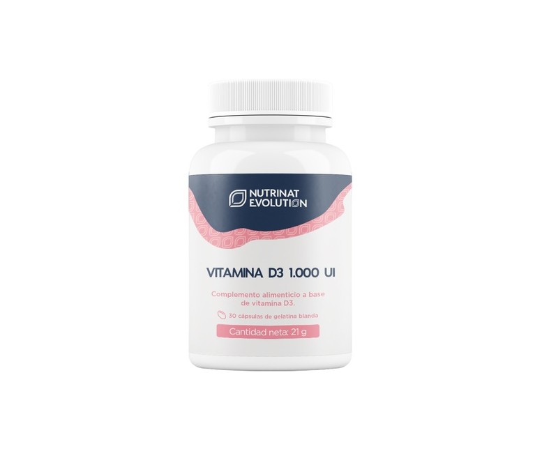 Vitamina D3 1000ui 30 perlas Nutrinat Evolution