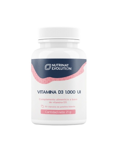 Vitamina D3 1000ui 30 perlas Nutrinat Evolution