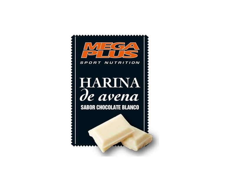 Harina de Avena (Sabor Chocolate Blanco) 2 kg (Chocolate) Mega Plus