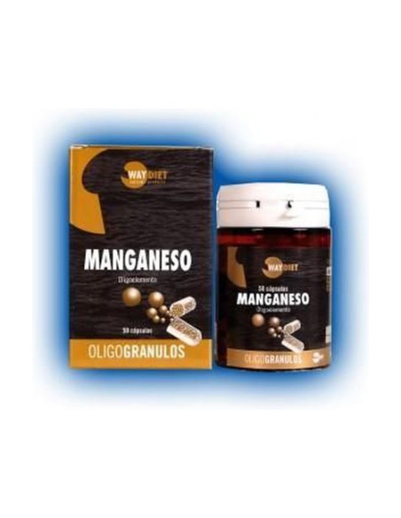 Manganeso Oligogranulos 50 cápsulas Waydiet