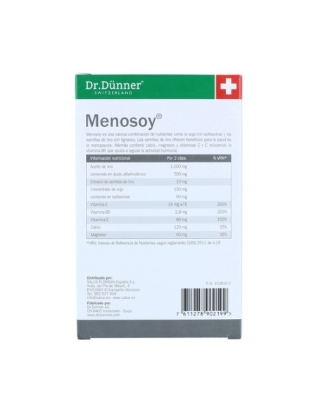Menosoy Dr.Dunner 60 cápsulas Salus