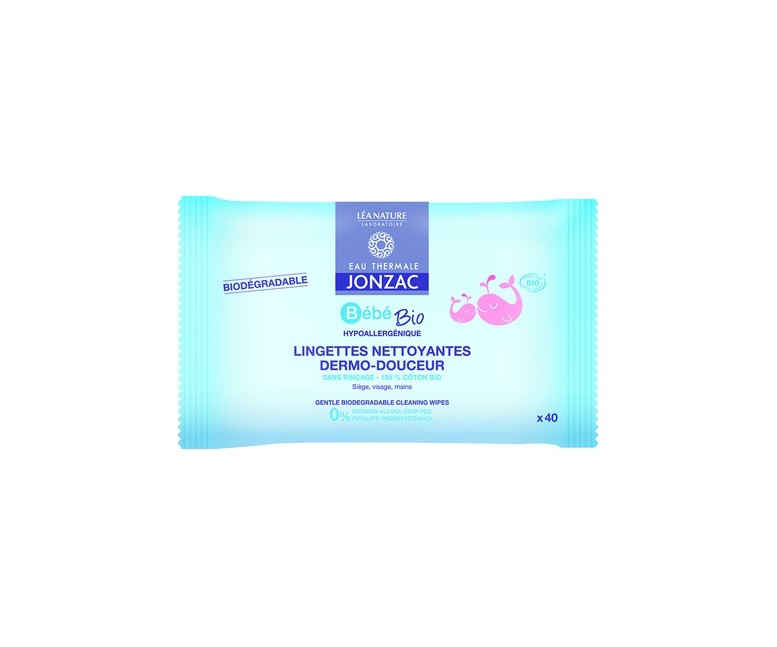 Toallitas dermo calmantes 40 unidades Eau Thermale Jonzac