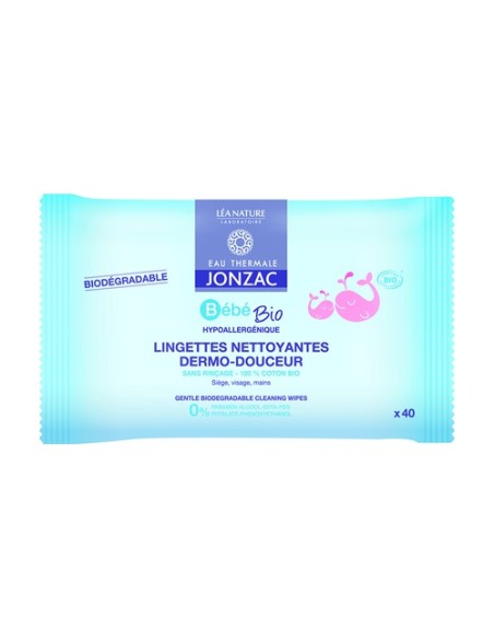 Toallitas dermo calmantes 40 unidades Eau Thermale Jonzac