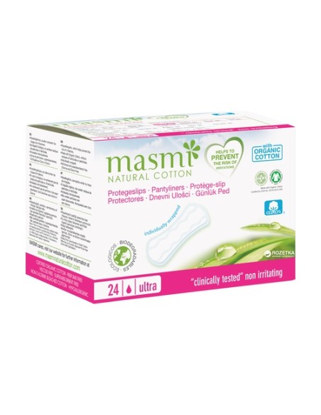 Protegeslips Ultrafinos 24 unidades Masmi Natural Cotton