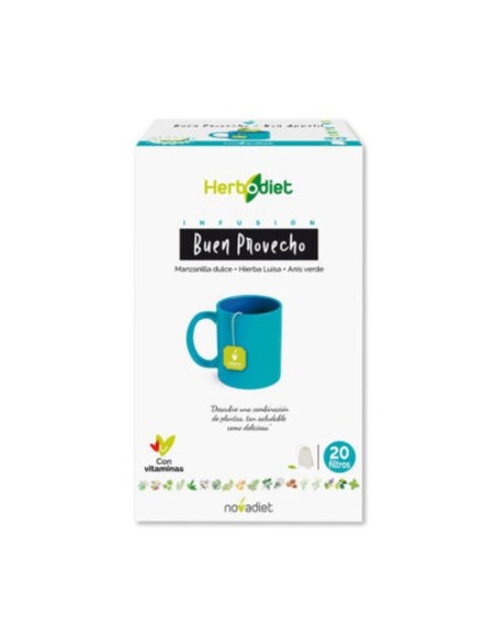 Herbodiet Infusiones Buen Provecho 20 bolsitas infusoras Nova Diet
