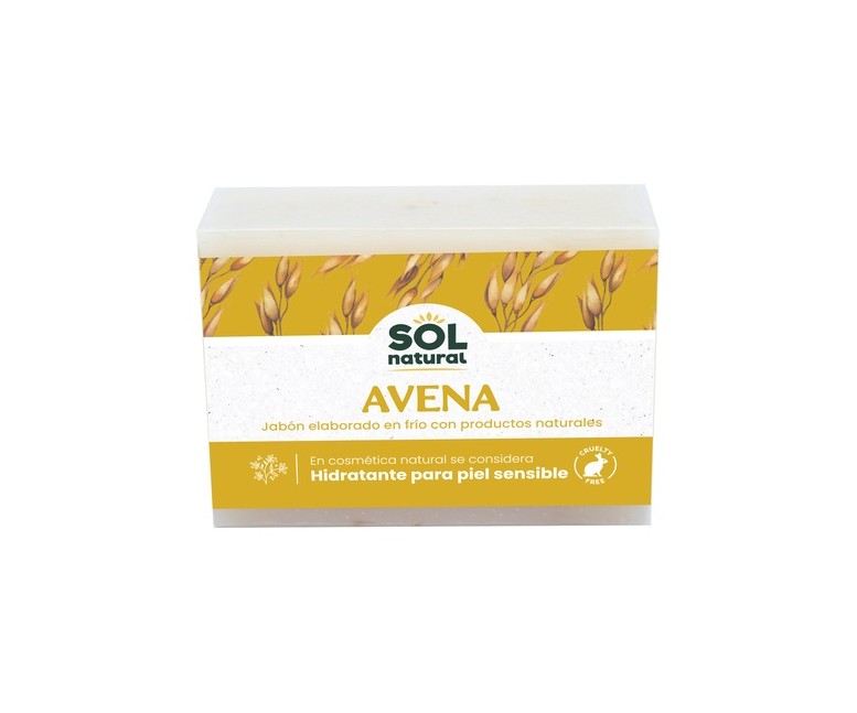 Jabón natural de avena 1 unidad Sol Natural