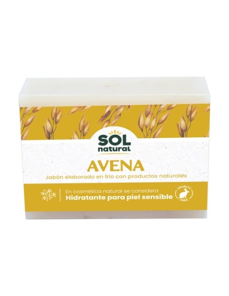 Jabón natural de avena 1 unidad Sol Natural
