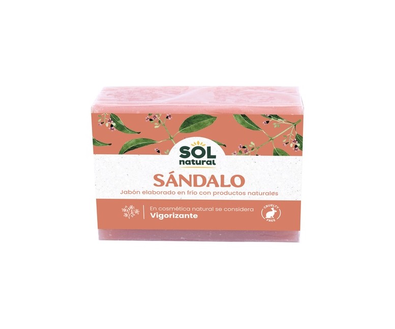 Jabón natural de sándalo 1 unidad Sol Natural