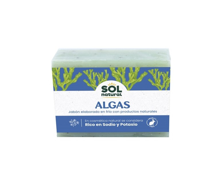 Jabón natural de algas 100 g Sol Natural