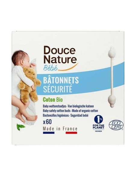 Bastoncitos oídos Bio 56 unidades Douce Nature
