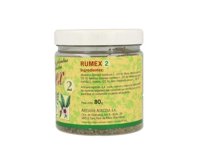 Rumex 2 (Digestivo) 80 g Rumex