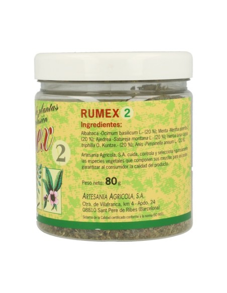 Rumex 2 (Digestivo) 80 g Rumex
