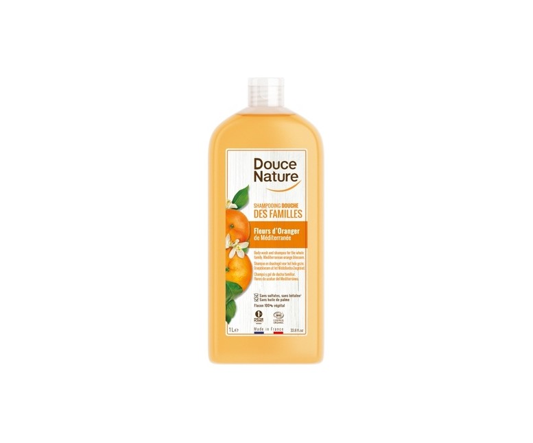 Champú de ducha familias orgánicas 1 L Douce Nature