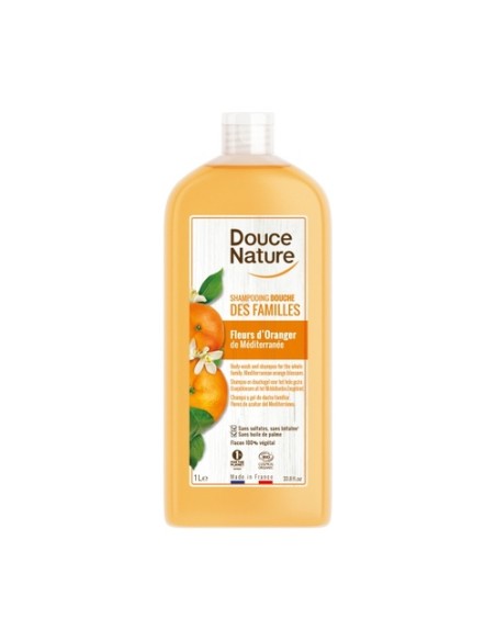 Champú de ducha familias orgánicas 1 L Douce Nature