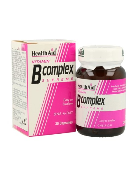 Vitamina B Complex 30 cápsulas Health Aid