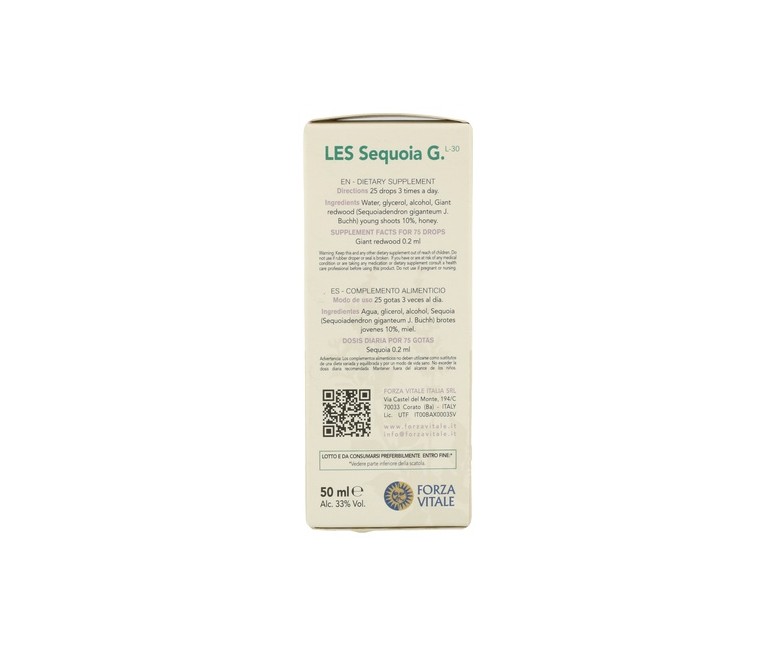 LES Sequoia Gigantea 50 ml Forza Vitale