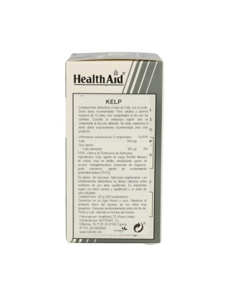 Kelp 240 comprimidos Health Aid