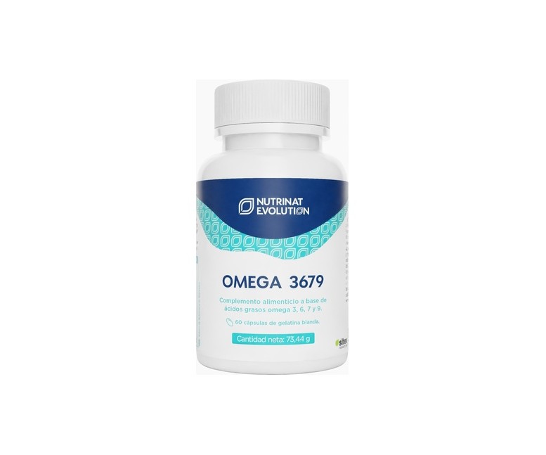Omega 3, 6, 7, 9 60 cápsulas vegetales Nutrinat Evolution
