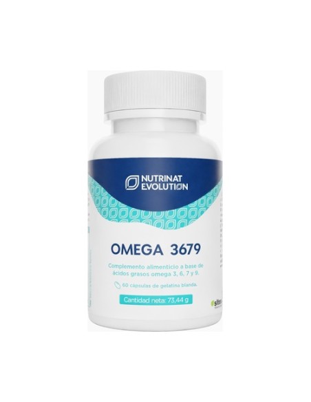 Omega 3, 6, 7, 9 60 cápsulas vegetales Nutrinat Evolution