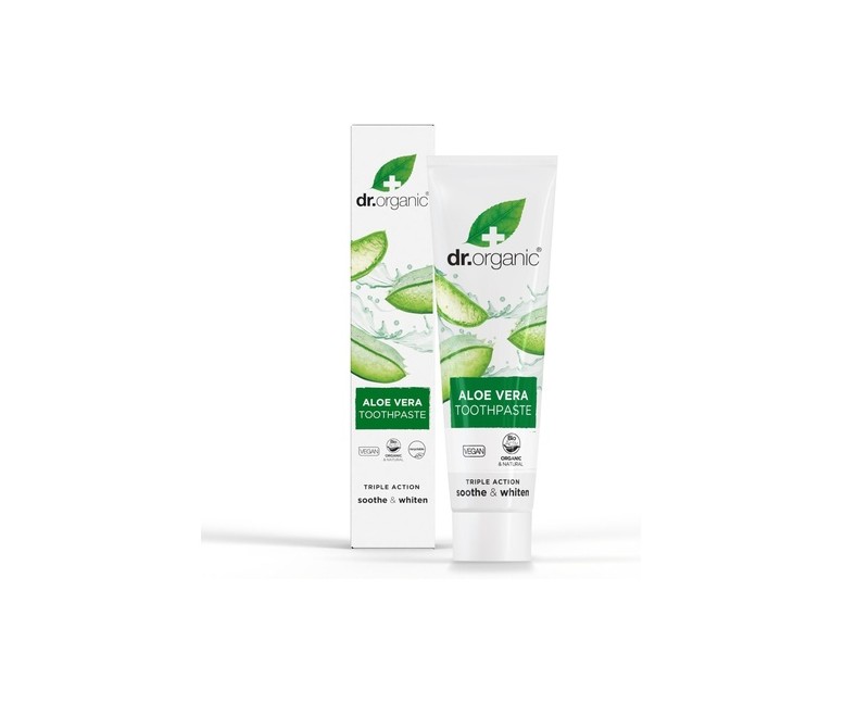 Pasta Dental Aloe Vera Orgánico 100 ml Dr. Organic
