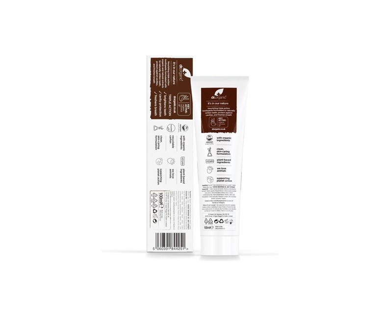 Pasta de dientes de coco orgánica 100 ml Dr. Organic