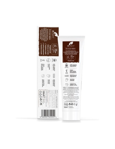 Pasta de dientes de coco orgánica 100 ml Dr. Organic
