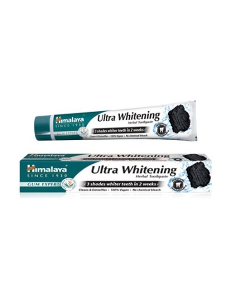 Dentífrico ultra blanqueador de carbón 75 ml Himalaya Herbals