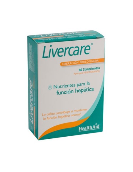 Livercare 60 comprimidos de 1.4g Health Aid