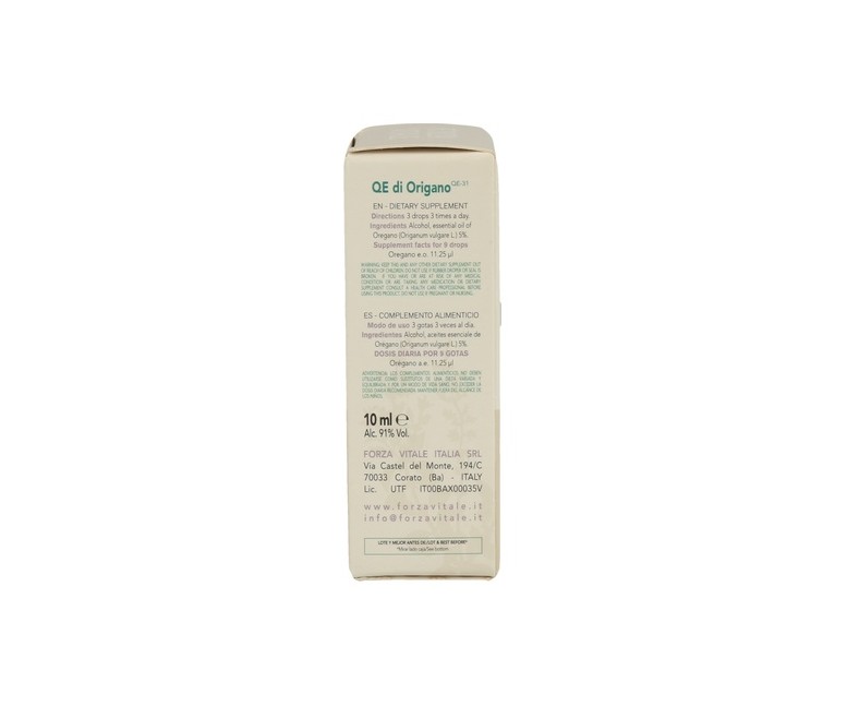 Quintessenza di Origano 10 ml Forza Vitale