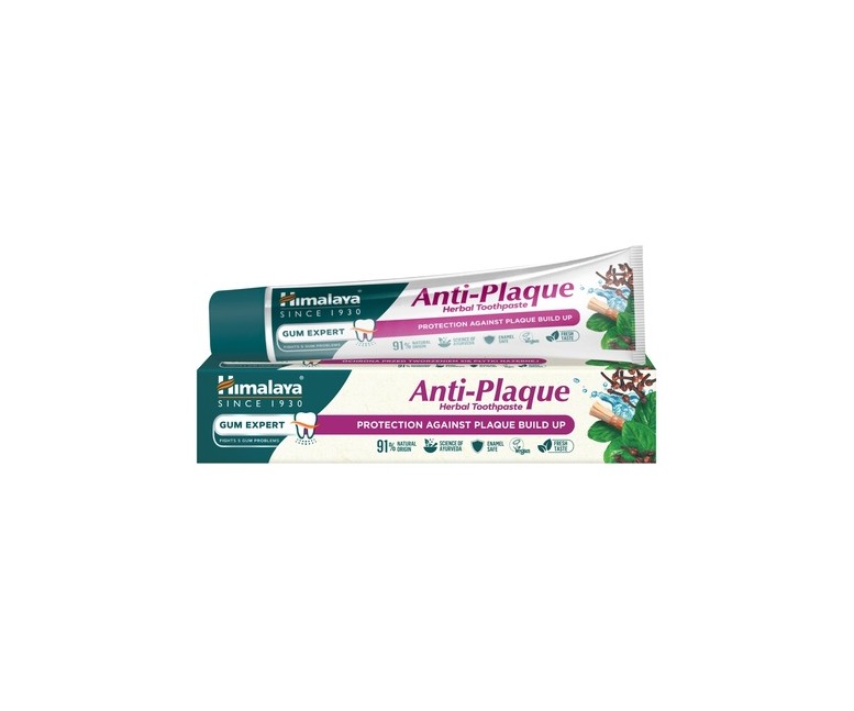 Dentífrico anti-placa 75 ml de crema Himalaya Herbals