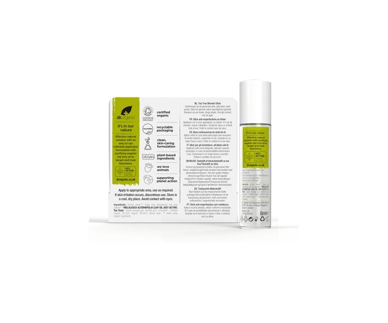 Barra para Granos de Árbol de té Orgánico 1 unidad Dr. Organic