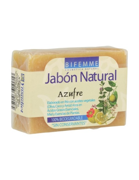 Jabón De Azufre 100 g Bifemme