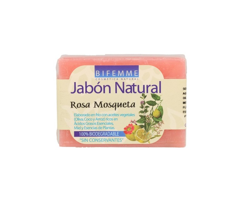 Jabón de Rosa Mosqueta 100 g (Rosa de mosqueta) Bifemme