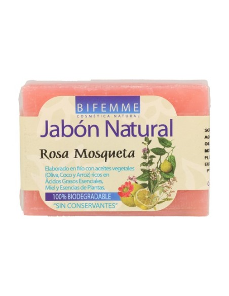 Jabón de Rosa Mosqueta 100 g (Rosa de mosqueta) Bifemme
