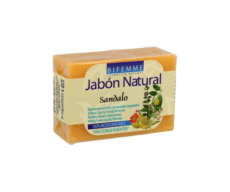 Jabón de Sándalo 1 unidad de 100g Bifemme
