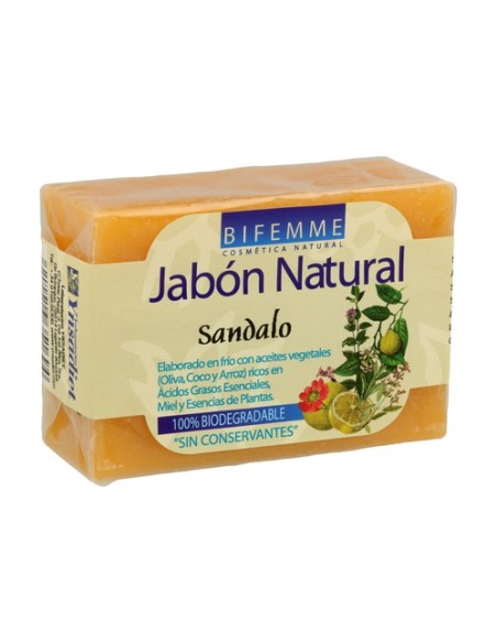 Jabón de Sándalo 1 unidad de 100g Bifemme