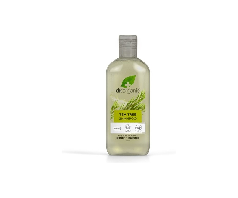 Champú Arbol de Té - cuero cabelludo graso 265 ml de gel Dr. Organic