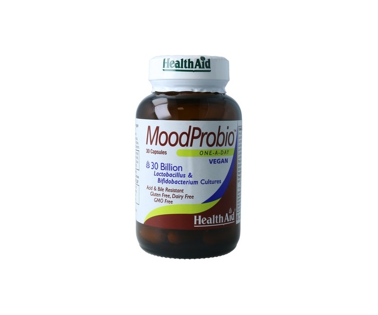MoodProbio 30.000 millones 30 cápsulas vegetales Health Aid