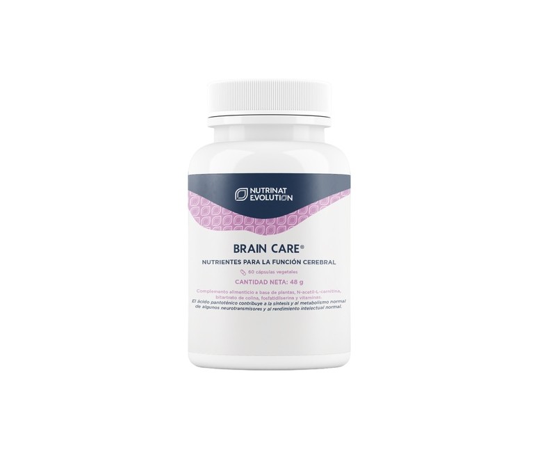 Brain care función cerebral 60 cápsulas vegetales Nutrinat Evolution